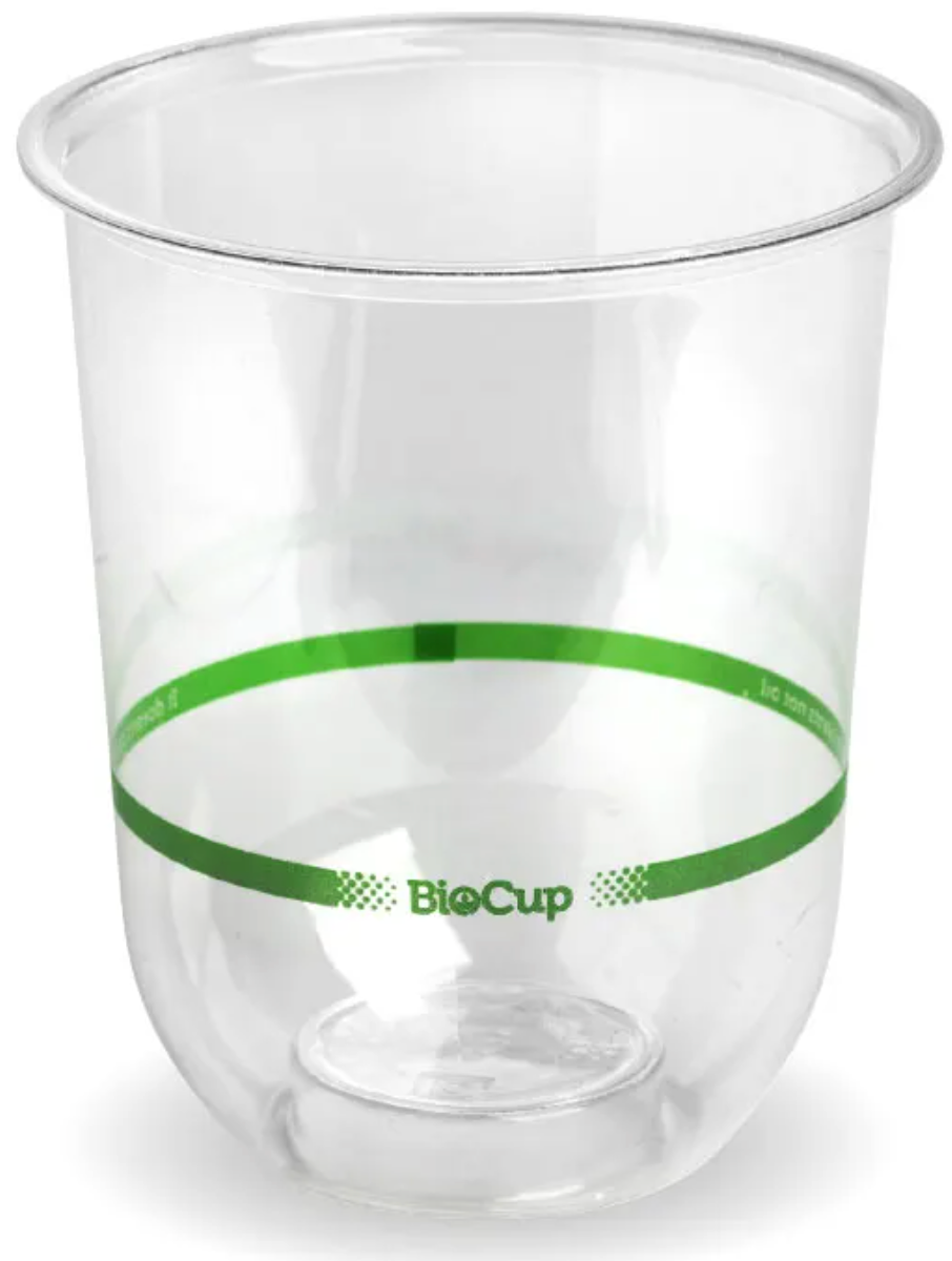 BioPak 500ml Clear Tumbler BioCups Carton/1000