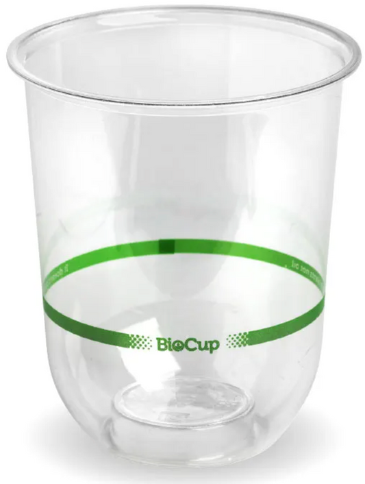 BioPak 500ml Clear Tumbler BioCups Carton/1000