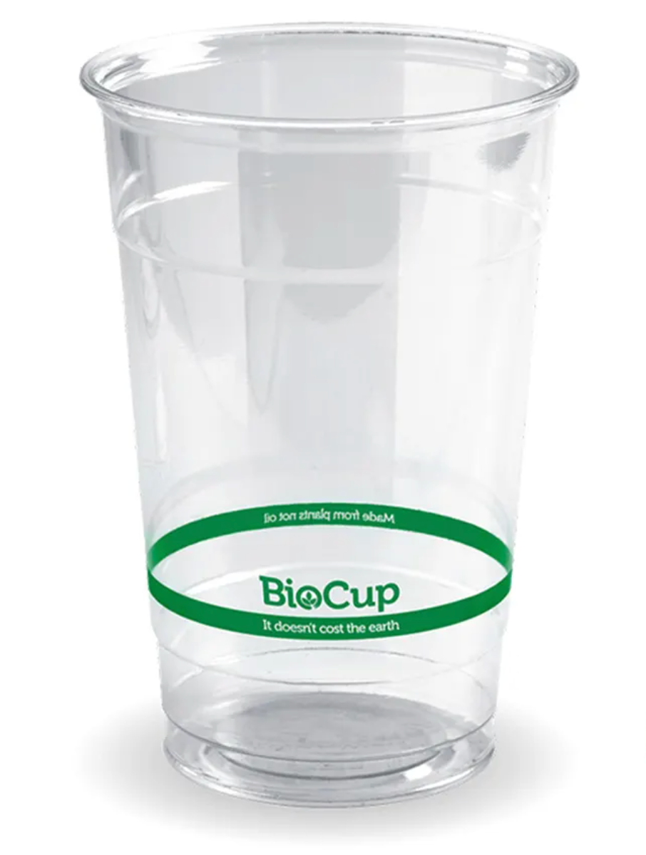 BioPak 600ml Clear BioCups Carton/1000