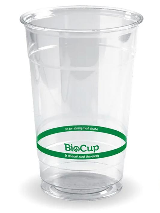 BioPak 600ml Clear BioCups Carton/1000