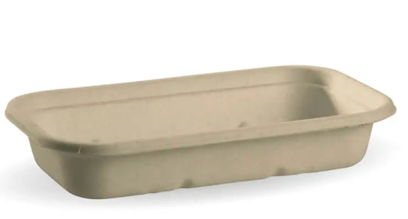 750ml Natural Plant Fibre Takeaway Base Carton/500