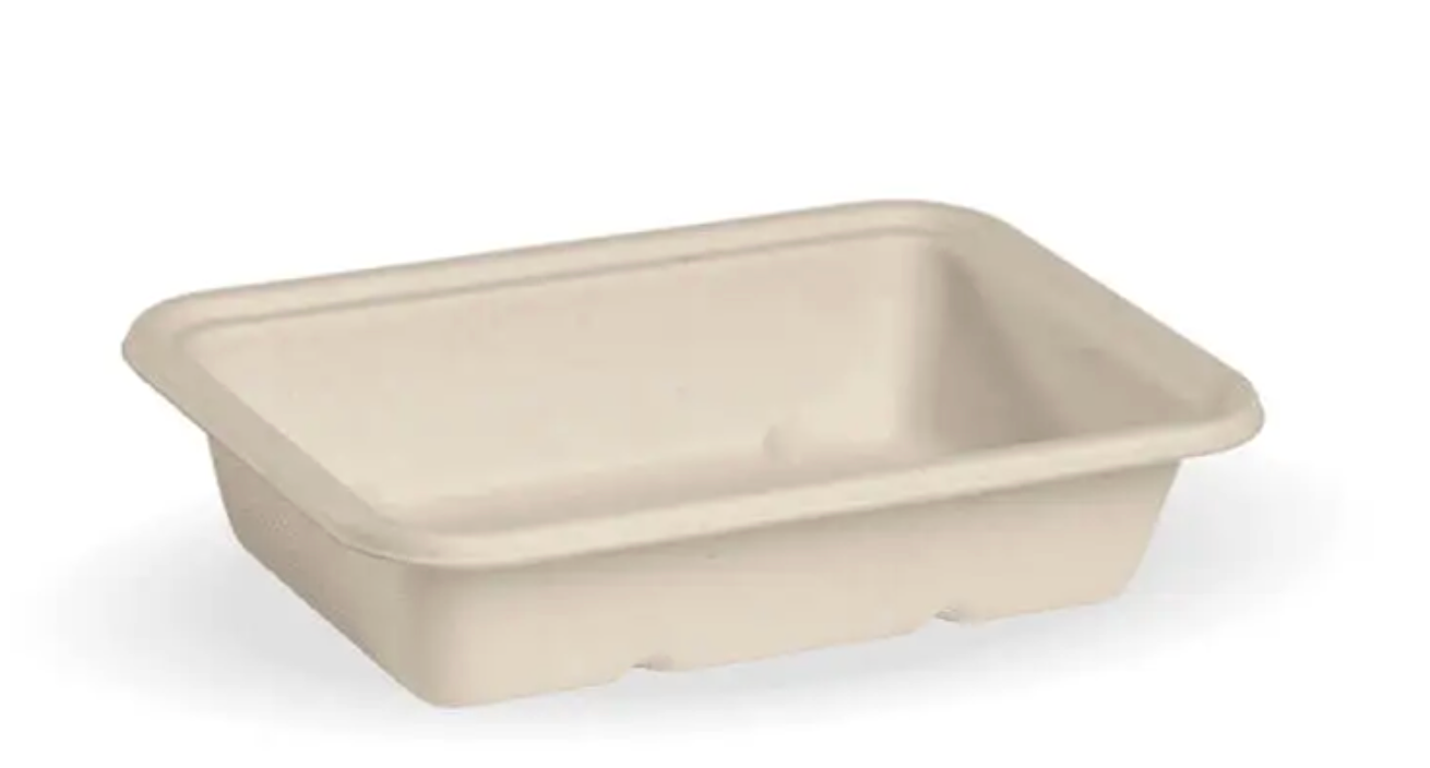 500ml Natural Plant Fibre Takeaway Base Carton/500