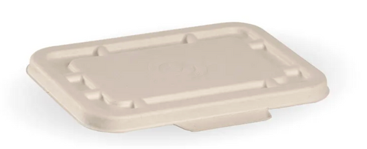500ml & 600ml Natural Plant Fibre Takeaway Lid Carton/500