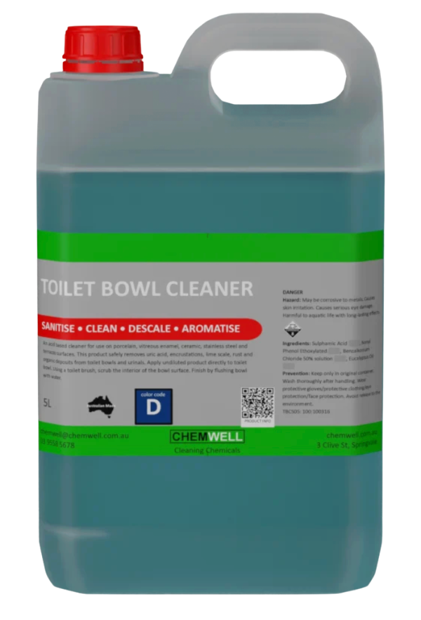 5 Litre Toilet Bowl Cleaner 9%