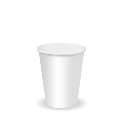 280ml / 8oz (80mm) White Cold Paper BioCup Carton/1000