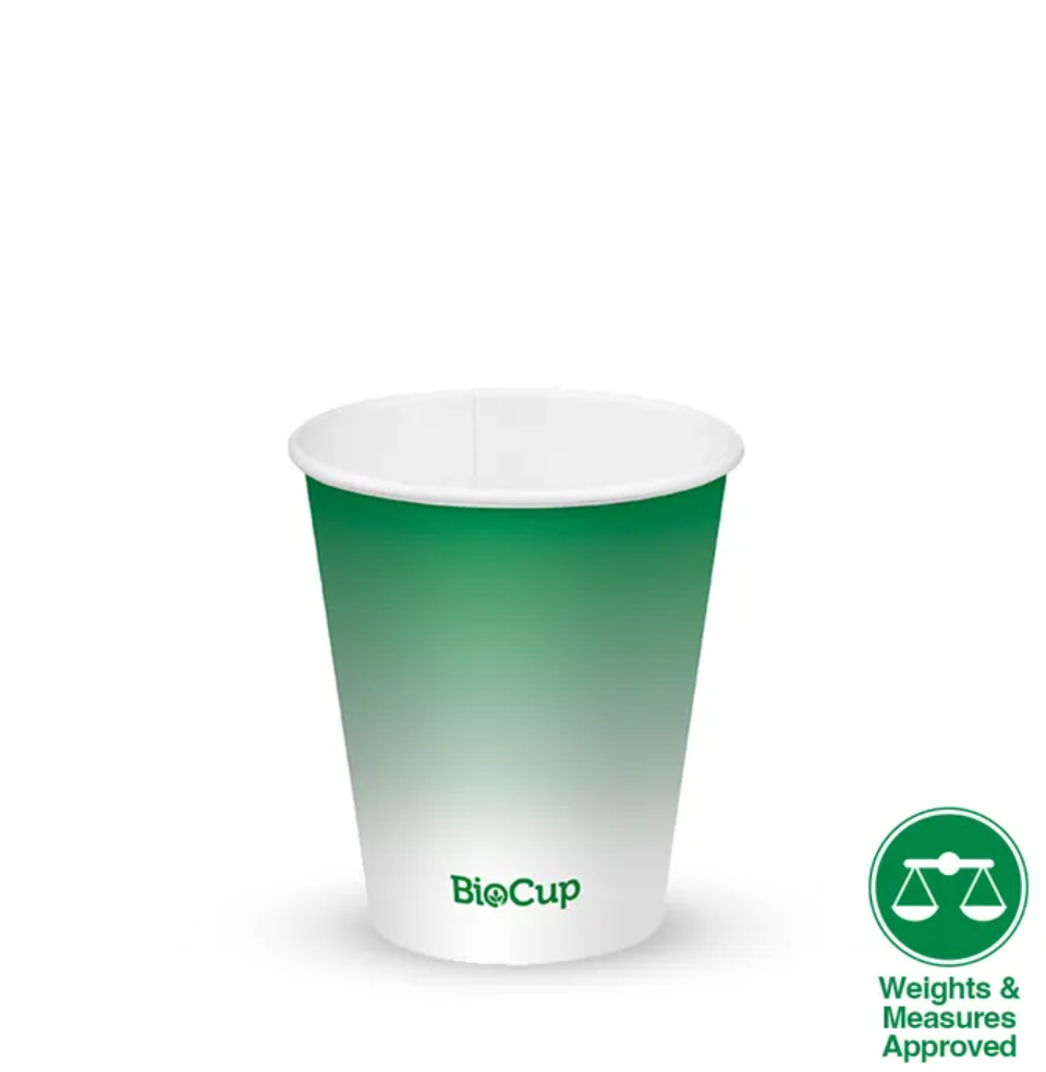 300ml / 10oz (90mm) Green Cold Paper BioCup Carton/1000