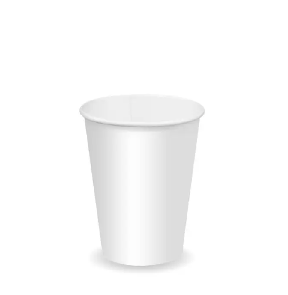 390ml / 12oz (90mm) White Cold Paper BioCup Carton/1000