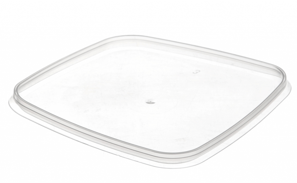 Genfac Tamper Evident Lid Square 128mm