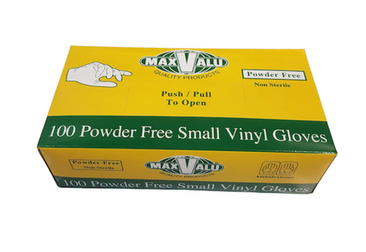 Small Vinyl Gloves- Powder Free