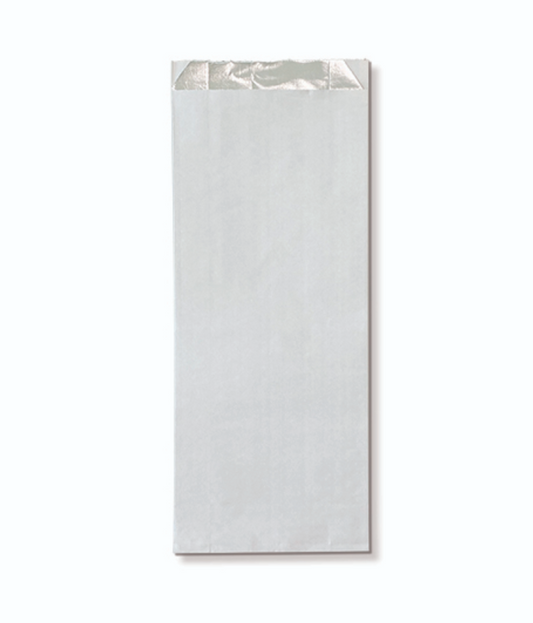 Plain White Foil Bag Regular (Carton of 250)