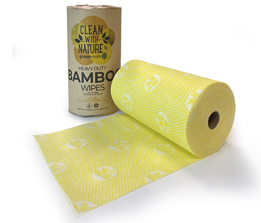 Heavy Duty Bamboo Wipes Yellow Colour