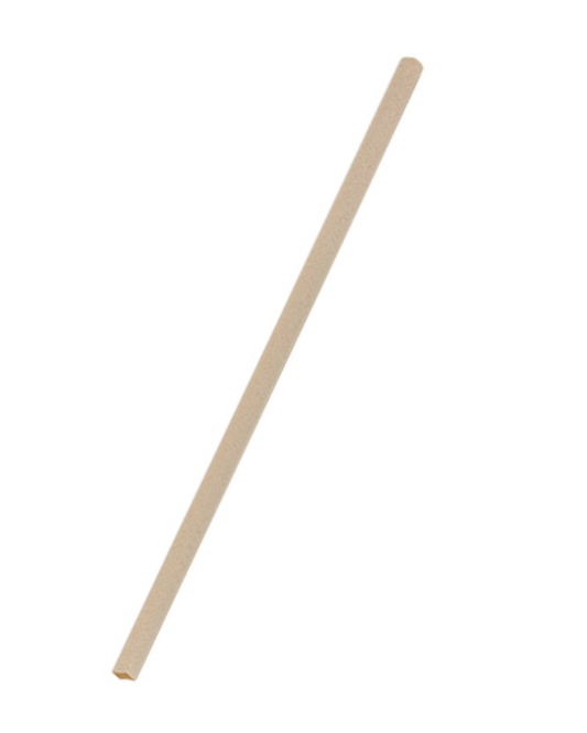 Bamboo Fibre Straw Slant Cut Jumbo (Carton of 4000)