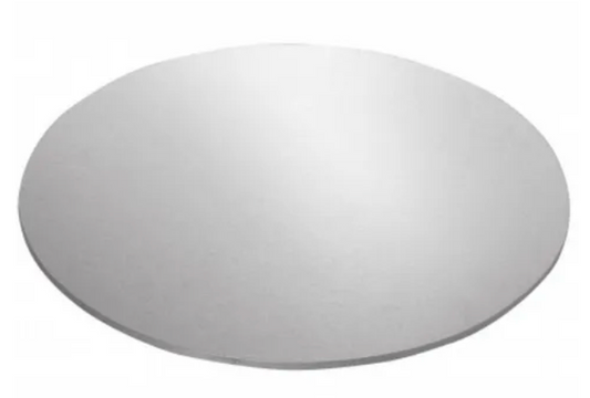 9" Round Standard Silver Cakeboard
