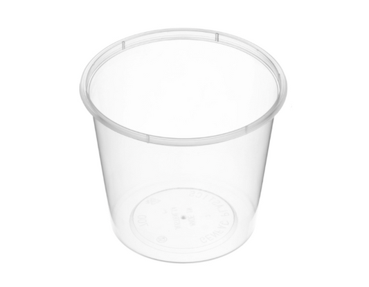 Genfac 700ml Round Container Natural
