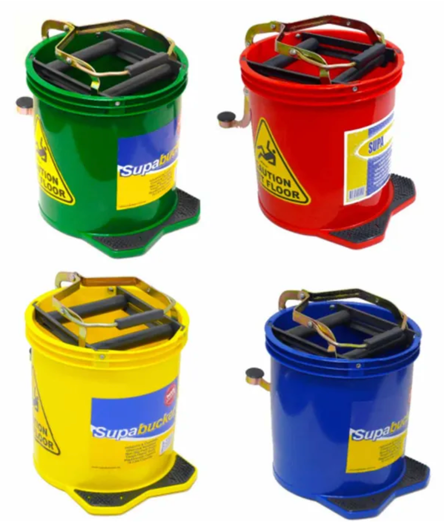 Mop Bucket 15 Litre Green/Blue/Red/Yellow