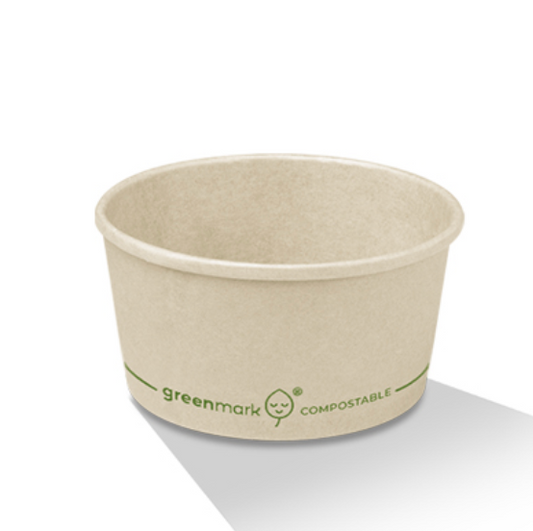 PLA Coated Bamboo Bowl 4oz Carton/1000