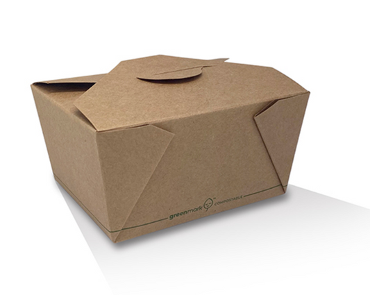PLA Coated Lunch Box Small (Carton of 200)