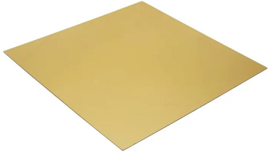9" Square Gold Cakeboard