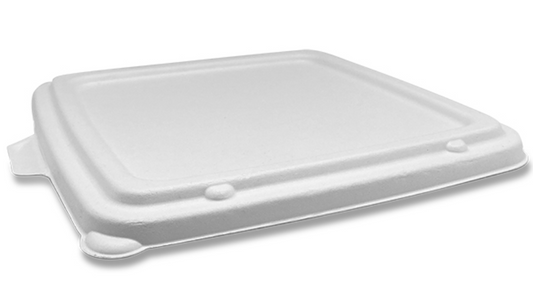 Sugarcane Lid for Takeaway Tray 9" (Carton of 200)