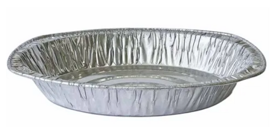 Velta 968 Oval Foil Tray BBQ Tray